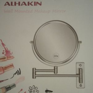 Alhakin wall mounted 8" makeup mirror